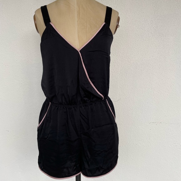Satin Sleep Romper - Picture 6 of 8